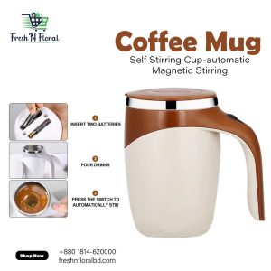 Self Stirring Cup-automatic Magnetic Stirring Coffee Mug